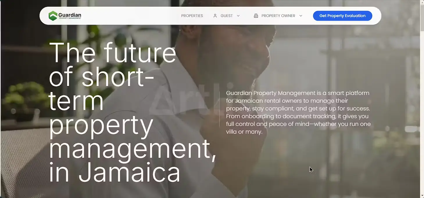 Jamica Property — built with Softgen